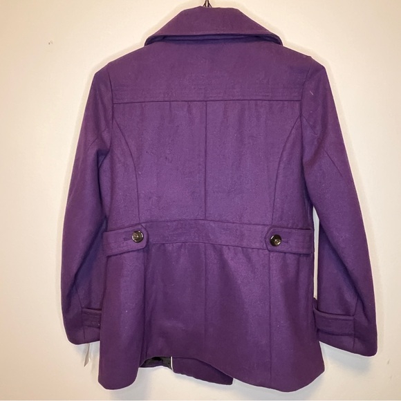 Relativity Women's Deep Purple Peacoat - Picture 2 of 15
